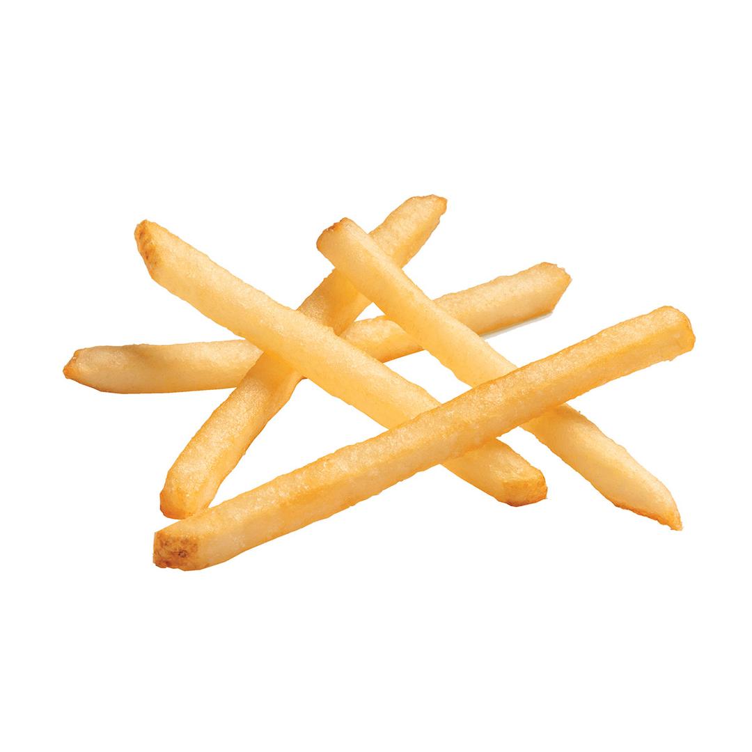 Clear Coated Shoestring Fries, Skin On